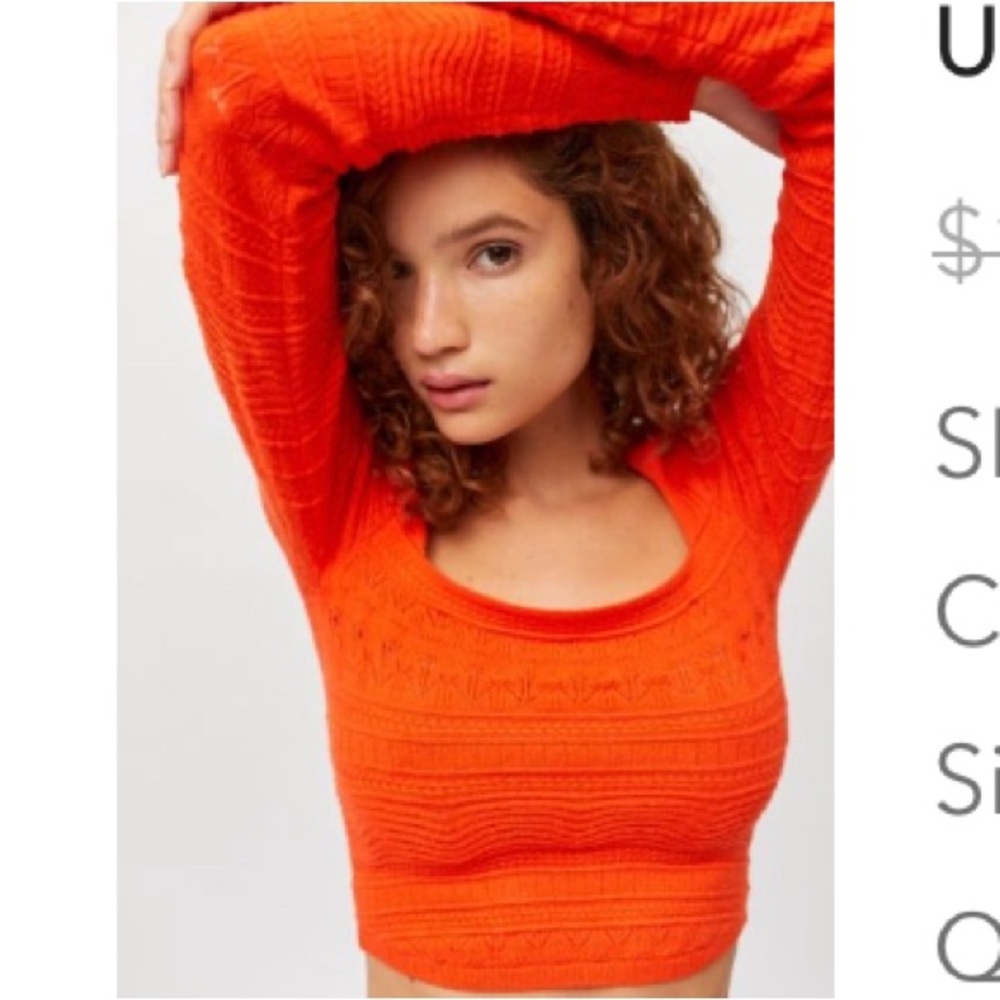 UO Siouxsie square neck sweater